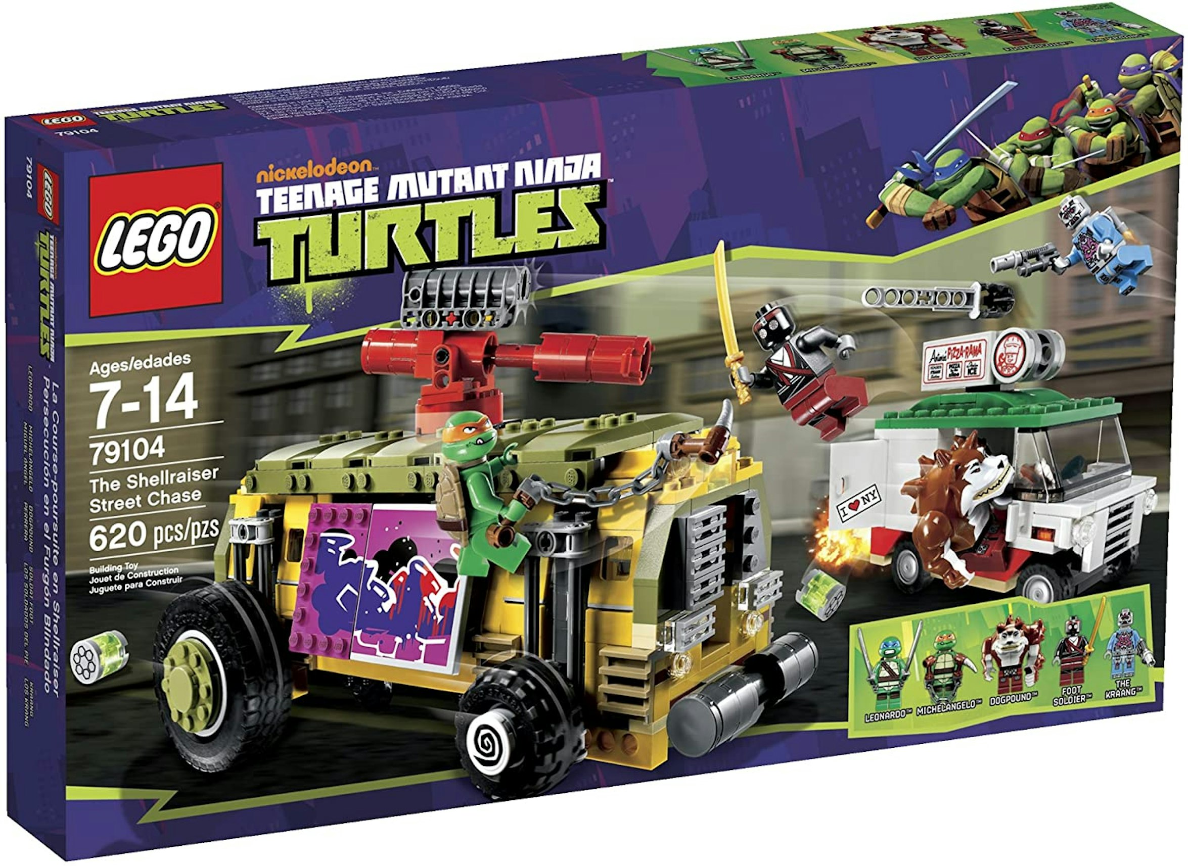 LEGO Teenage Mutant Ninja Turtles Shellraiser Street Chase Set 79104 - US