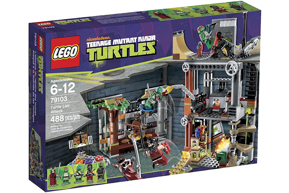 LEGO Teenage Mutant Ninja Turtles Turtle Lair Attack Set 79103