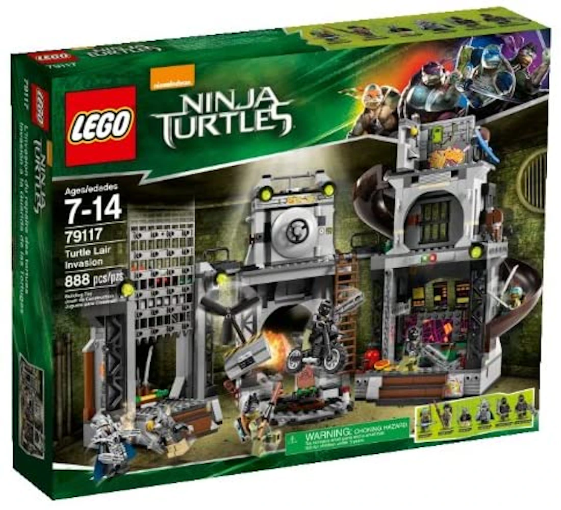 Touhou tonehøjde Urter LEGO Teenage Mutant Ninja Turtles Turtle Lair Invasion Set 79117 - US