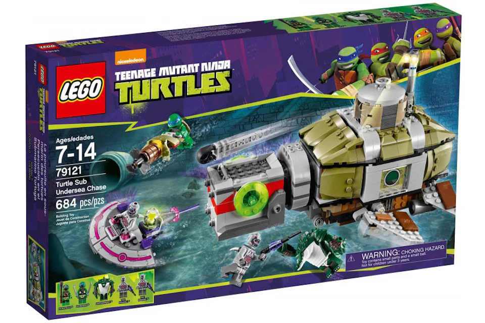 LEGO Teenage Mutant Ninja Turtles Turtle Sub Undersea Chase Set 79121