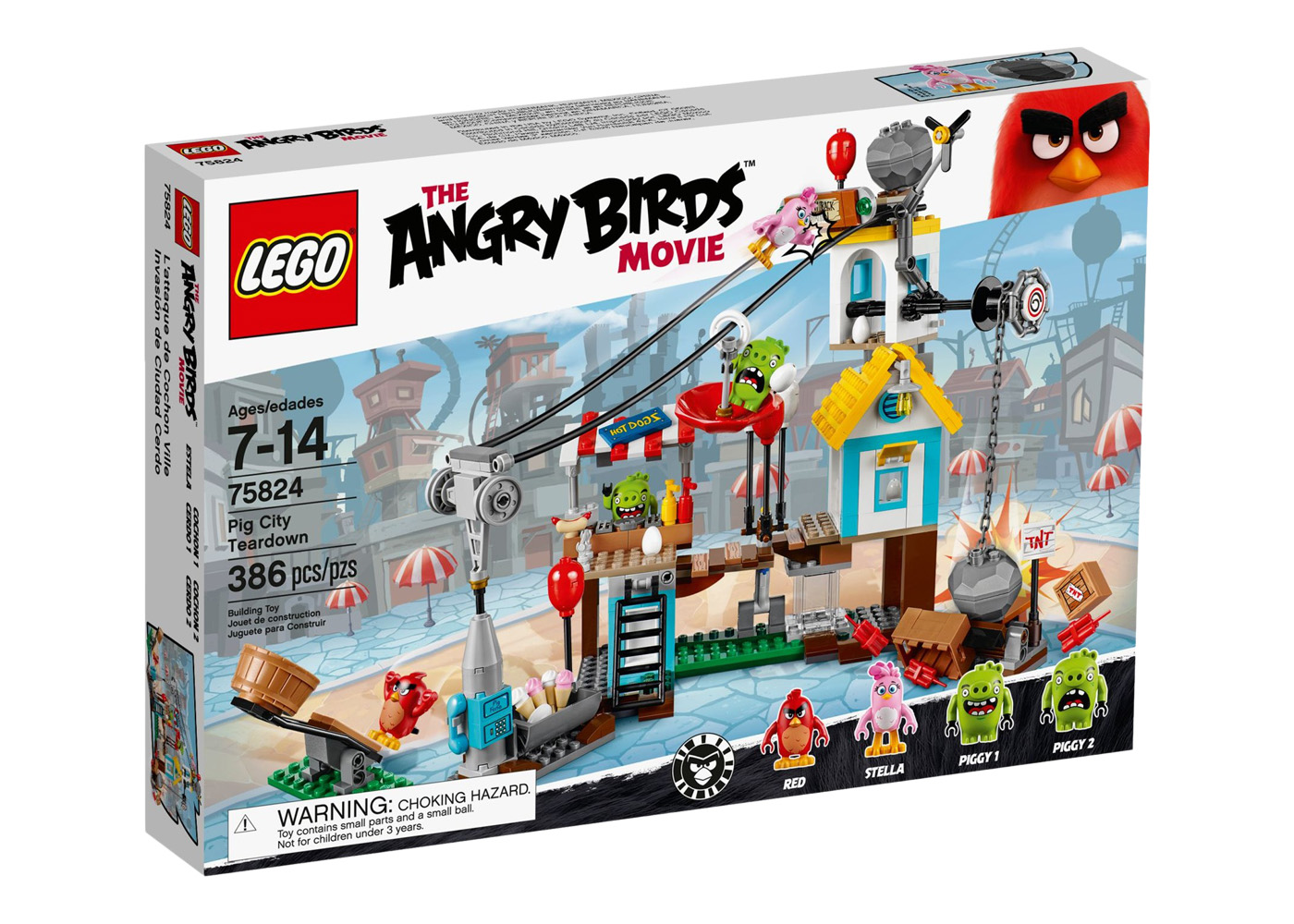 LEGO The Angry Birds Movie Pig City Teardown Set 75824 - JP