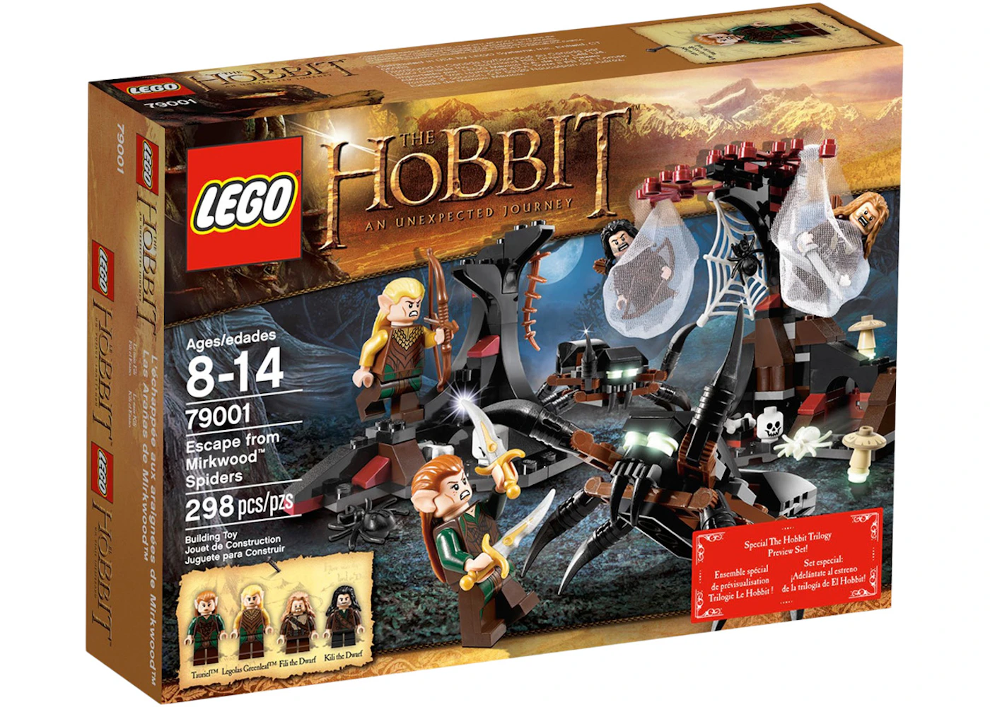 The Hobbit from Mirkwood Spiders Set 79001 - US