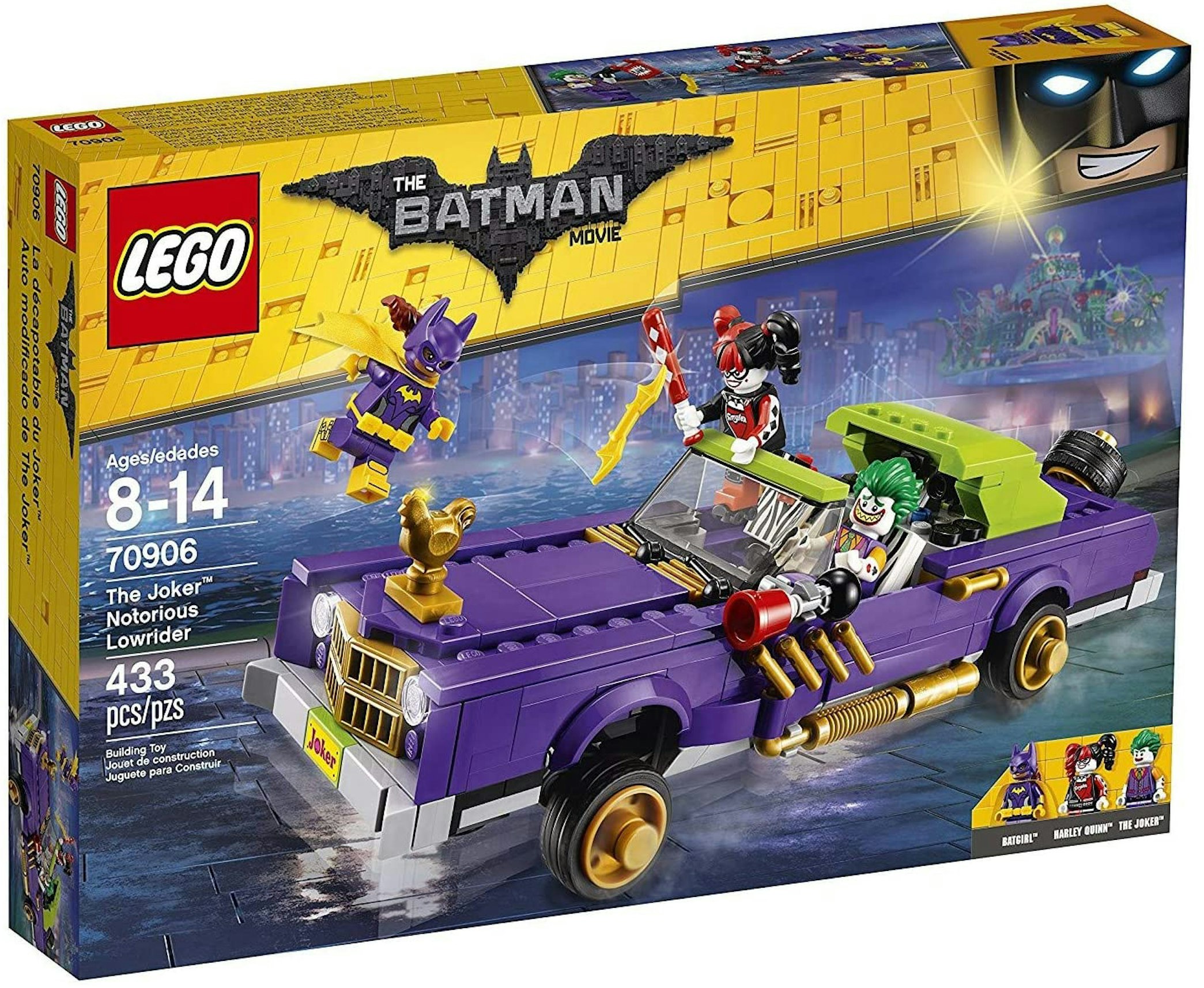 væbner menneskemængde Uforudsete omstændigheder LEGO The LEGO Batman Movie The Joker Notorious Lowrider Set 70906 - US