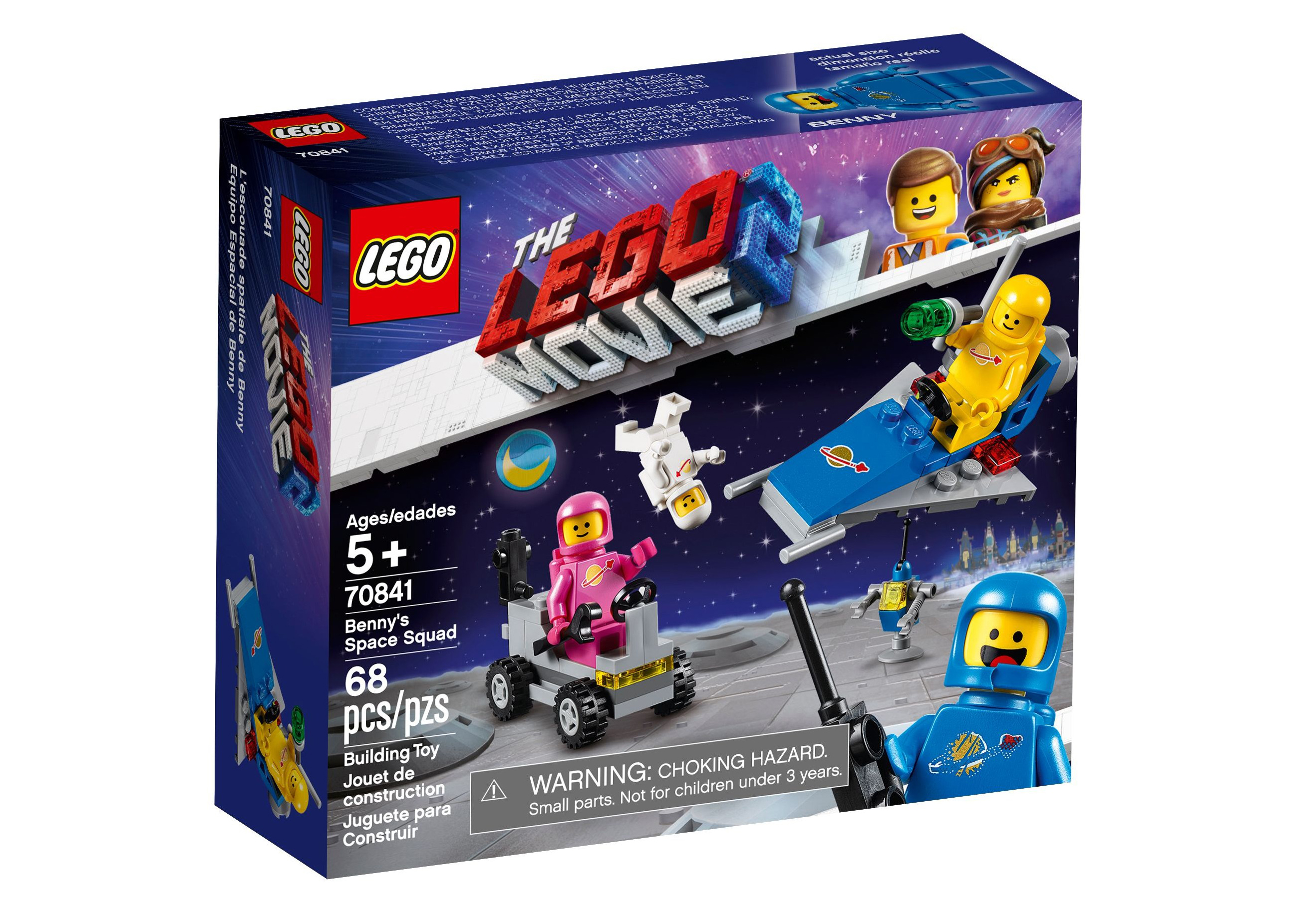 Lego® Movie 2 Space Minifigur weiß aus Set 70841 Neu 