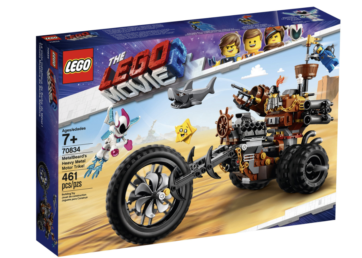 【通年定番】新品LEGO 70834 レゴムービー　ロボヒゲのヘビーメタル・モータートライク 知育玩具