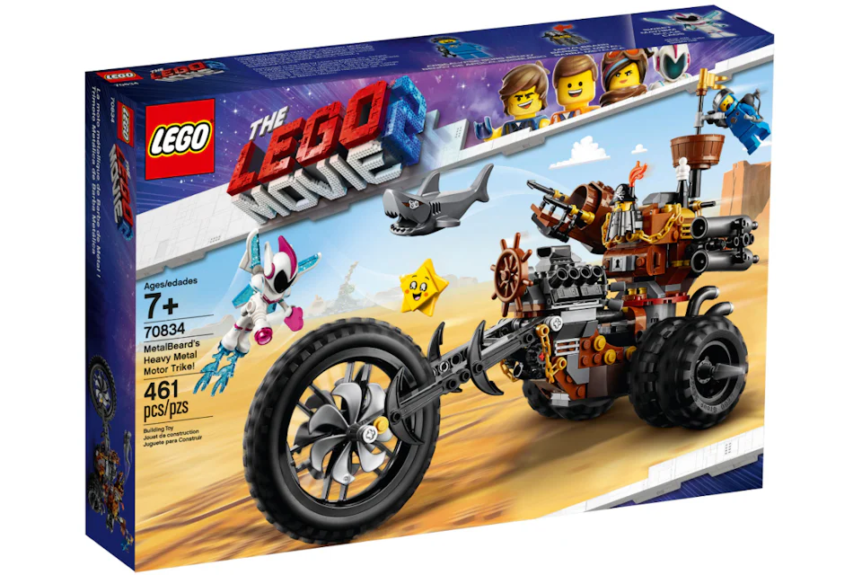 LEGO The LEGO Movie 2 MetalsBeard's Heavy Metal Motor Trike! Set 70834
