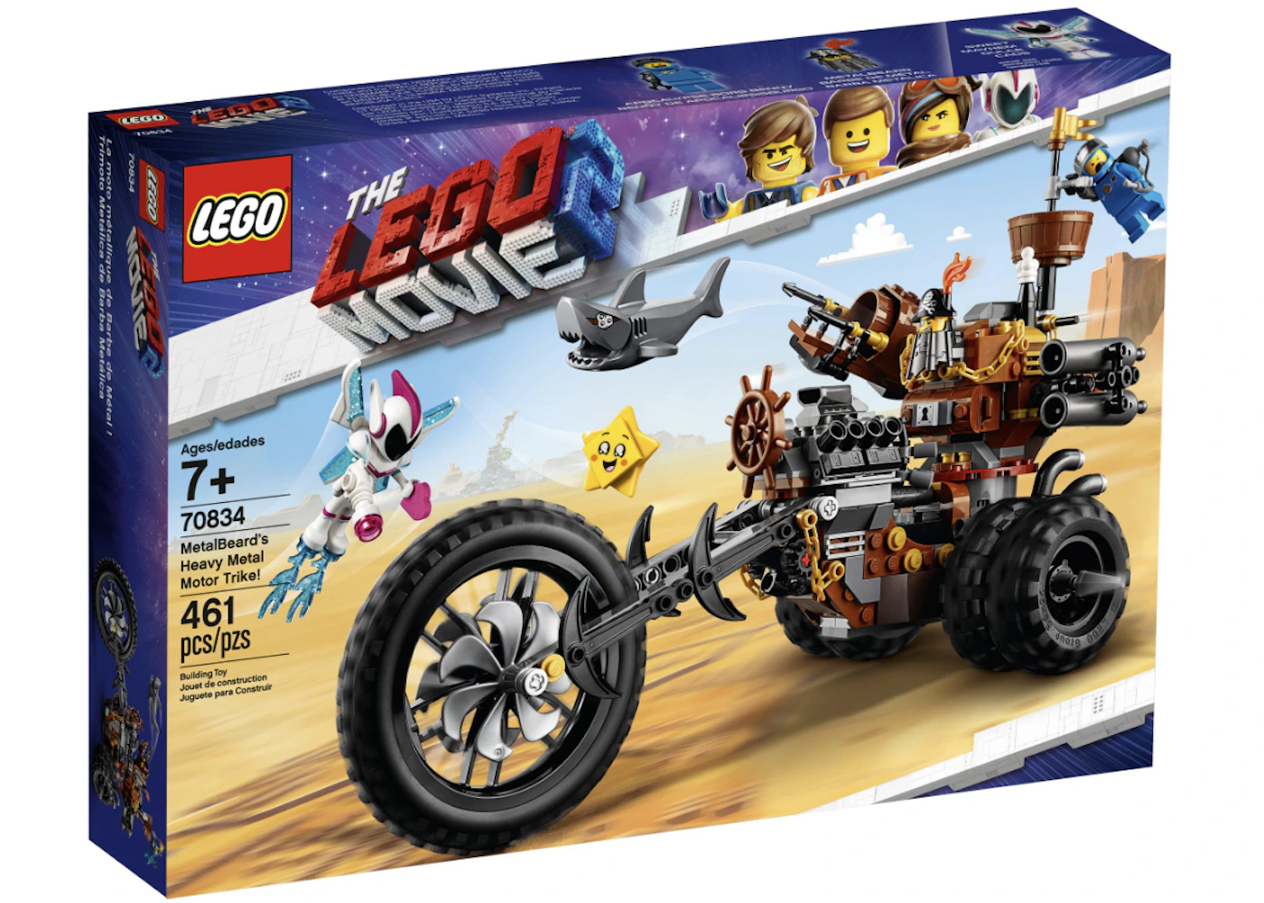 LEGO The LEGO Movie 2 MetalsBeard s Heavy Metal Motor Trike Set 70834