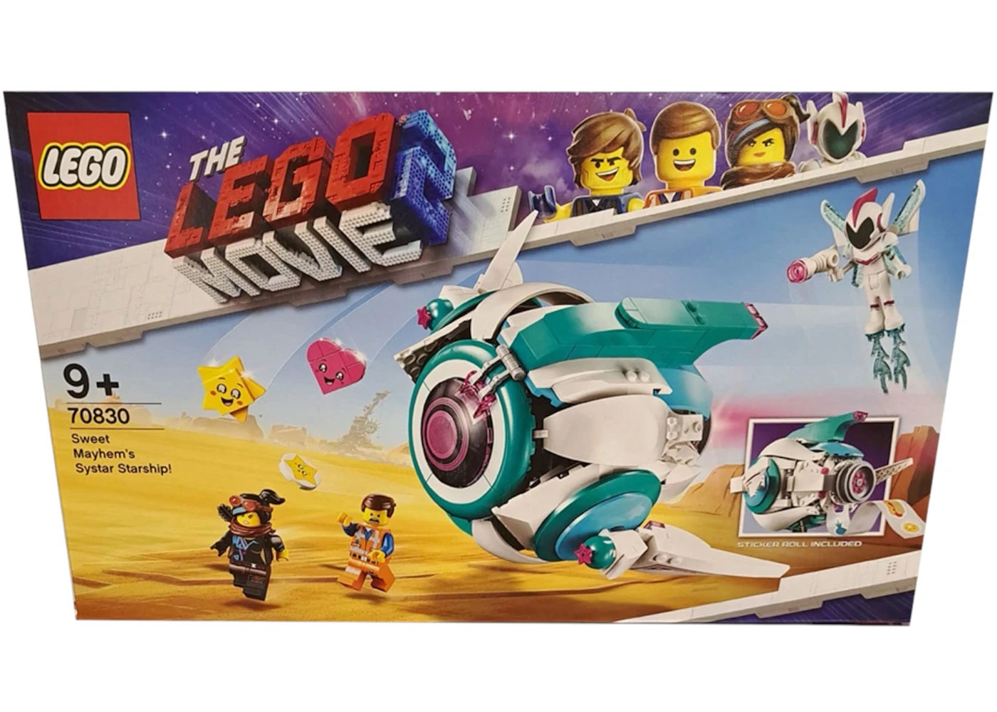 LEGO The LEGO Movie 2 Sweet Mayhem's Systar Starship! Set 70830 - US