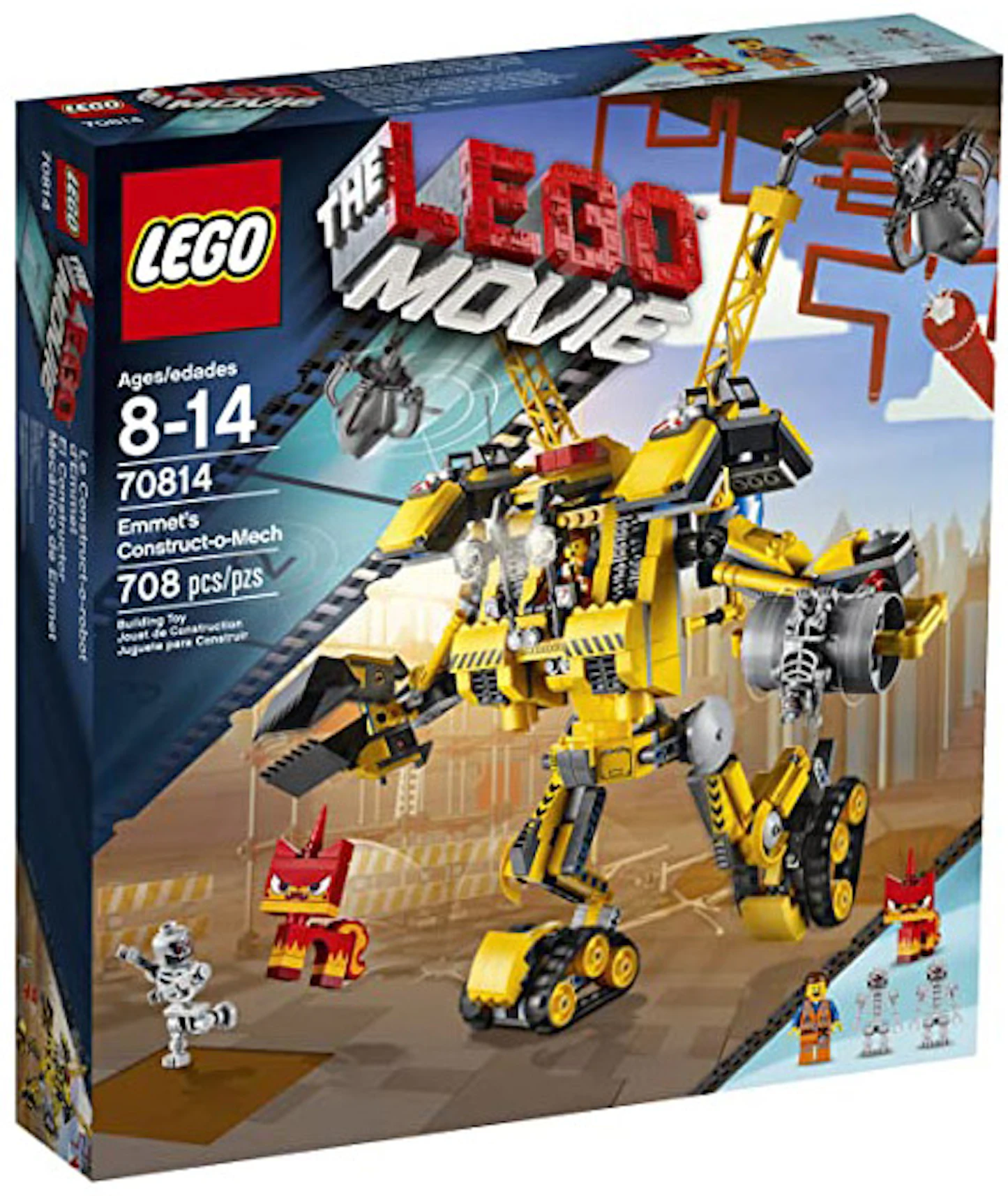 kader gen Buskruit LEGO The LEGO Movie Emmet's Construct-o-Mech Set 70814 - US
