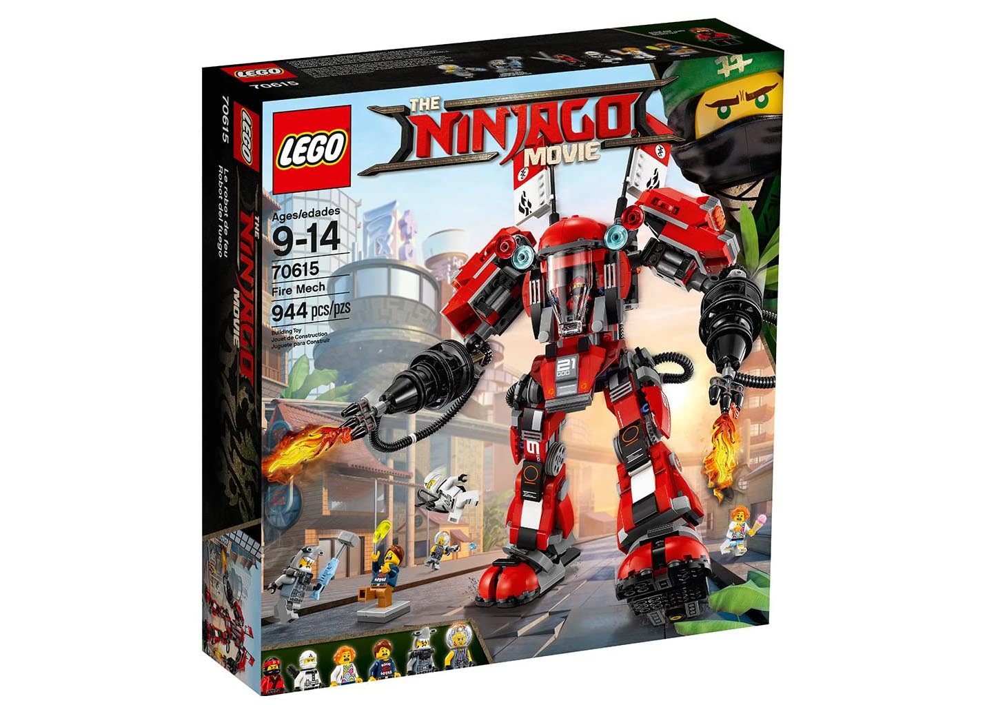 Lego ninjago 2025 movie mech sets