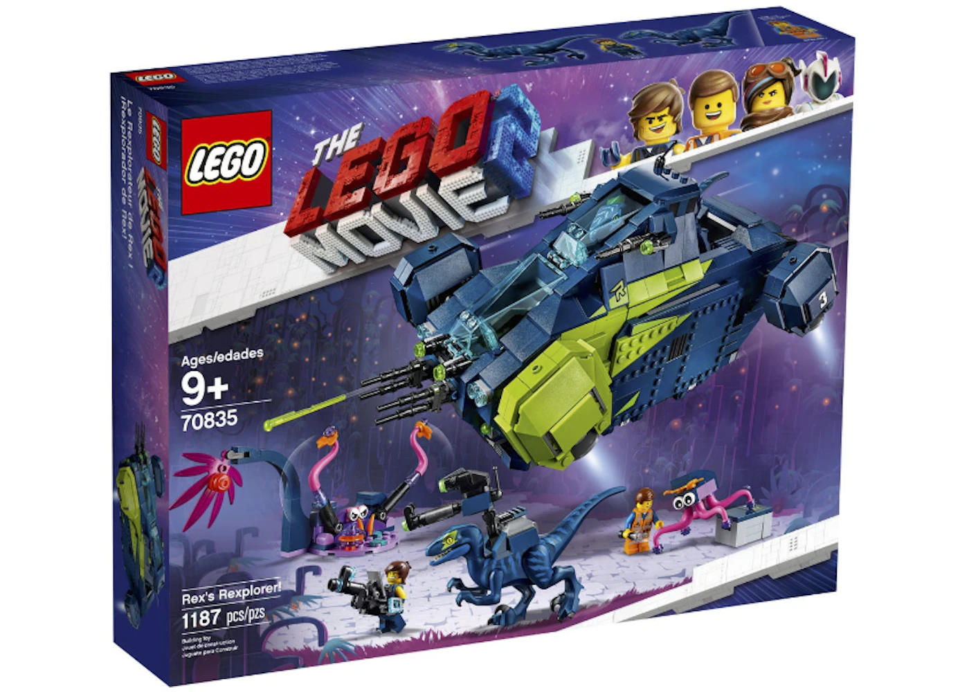 LEGO The LEGO Movie 2 Rex s Rexplorer Set 70835 US