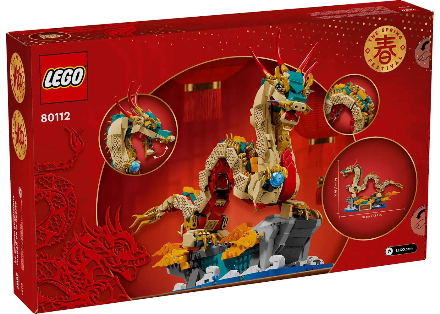 LEGO The Spring Festival Auspicious Dragon Set 80112 - US