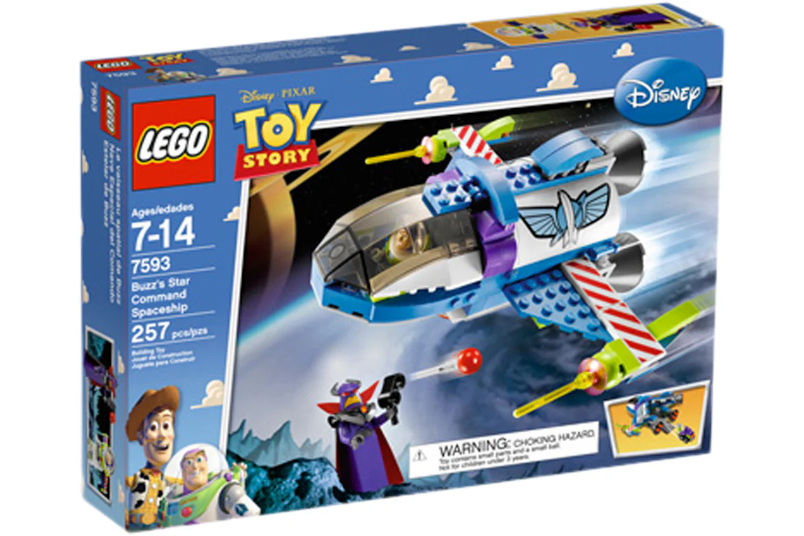 LEGO Toy Story Buzz's Star Command Spaceship Set 7593 - US