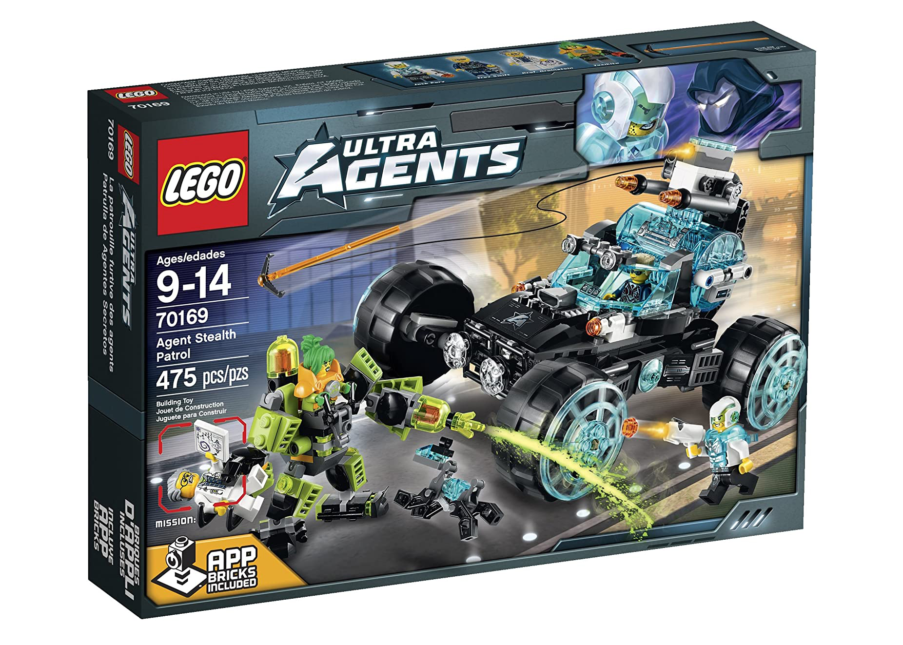 LEGO Ultra Agents Agrent Stealth Patrol Set 70169 - GB