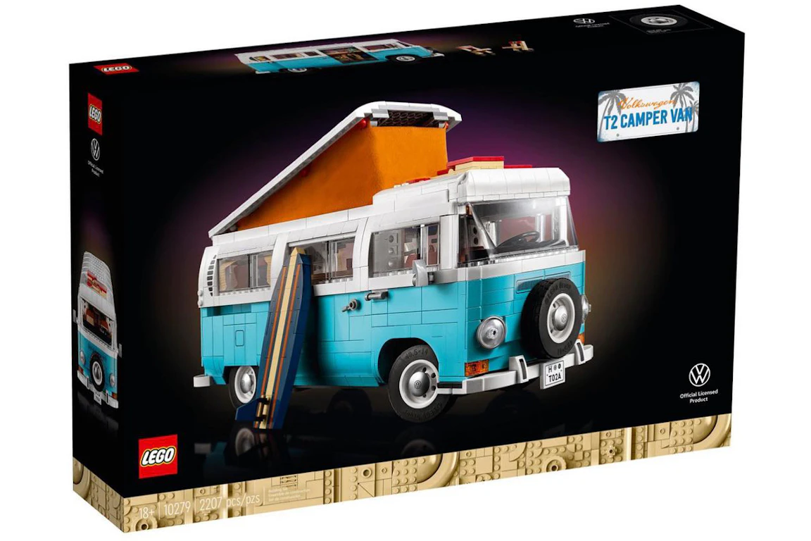 LEGO Volkswagen T2 Camper Van Set 10279 Blue/White