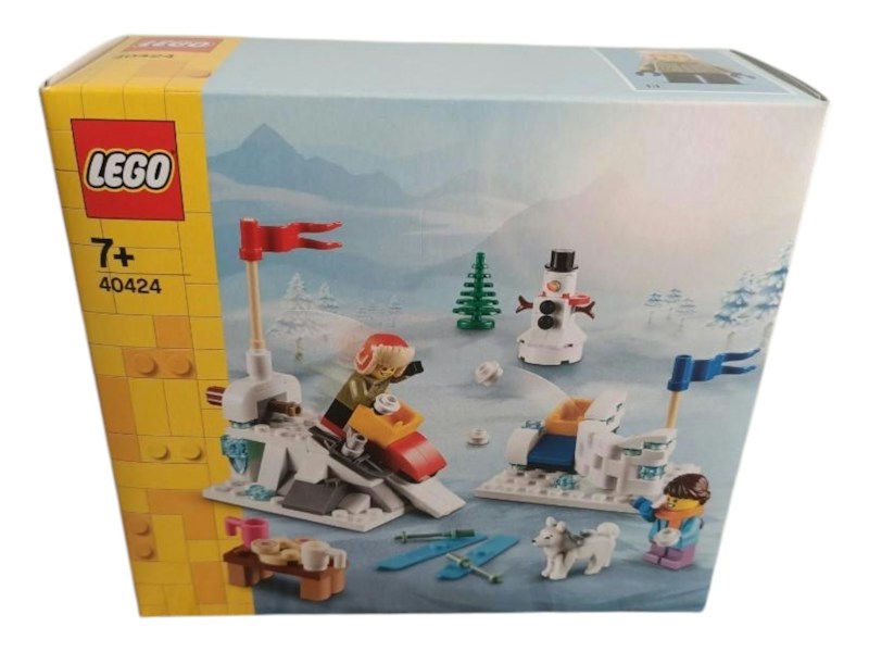 LEGO Set esclusivo di bersagli di battaglia a palle di neve invernali 40424