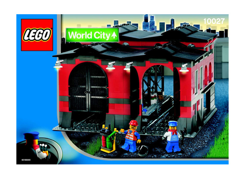 LEGO World City Train Engine Shed Set 10027