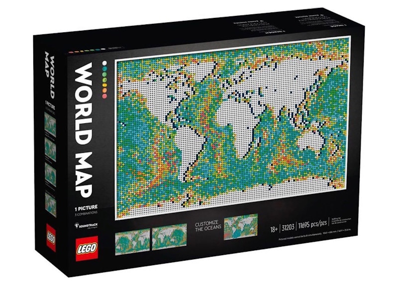 LEGO World Map Set 31203 - US