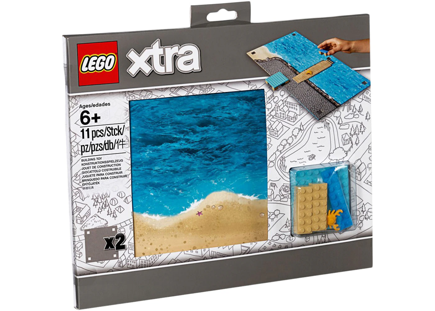 Lego Xtra Sea Playmat Set Us Lego Xtra Sea Playmat Set Us