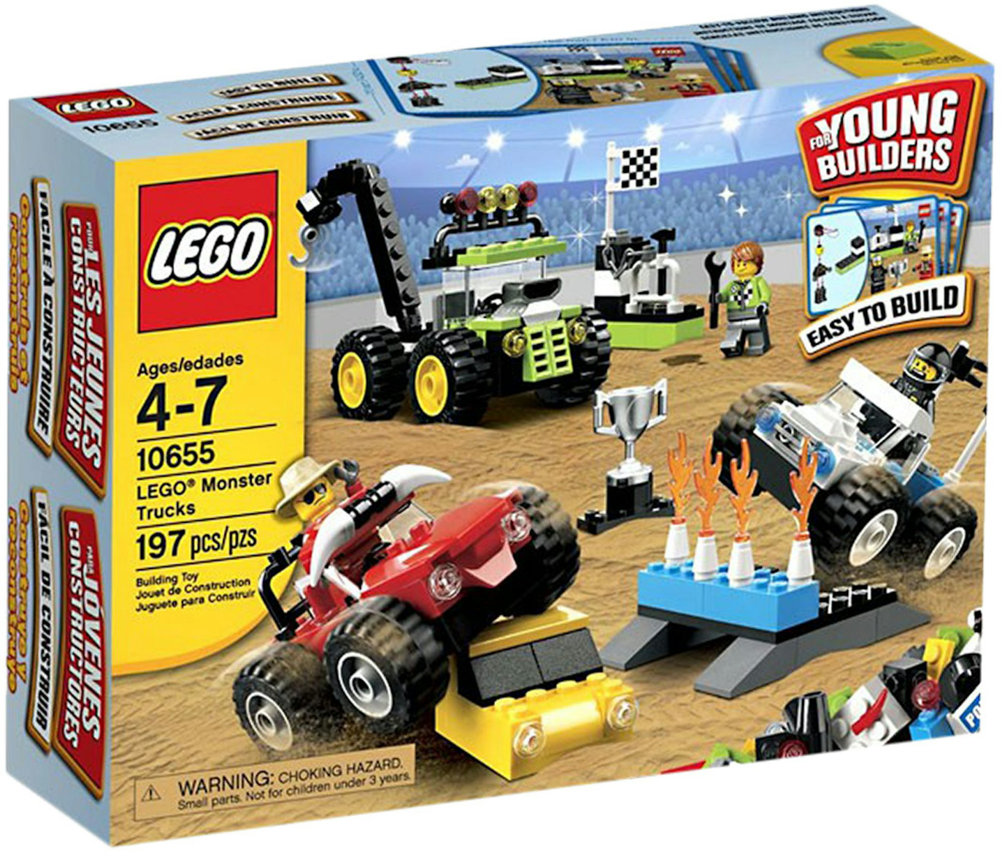 LEGO Young Builders Monster Trucks Set 10655 - US