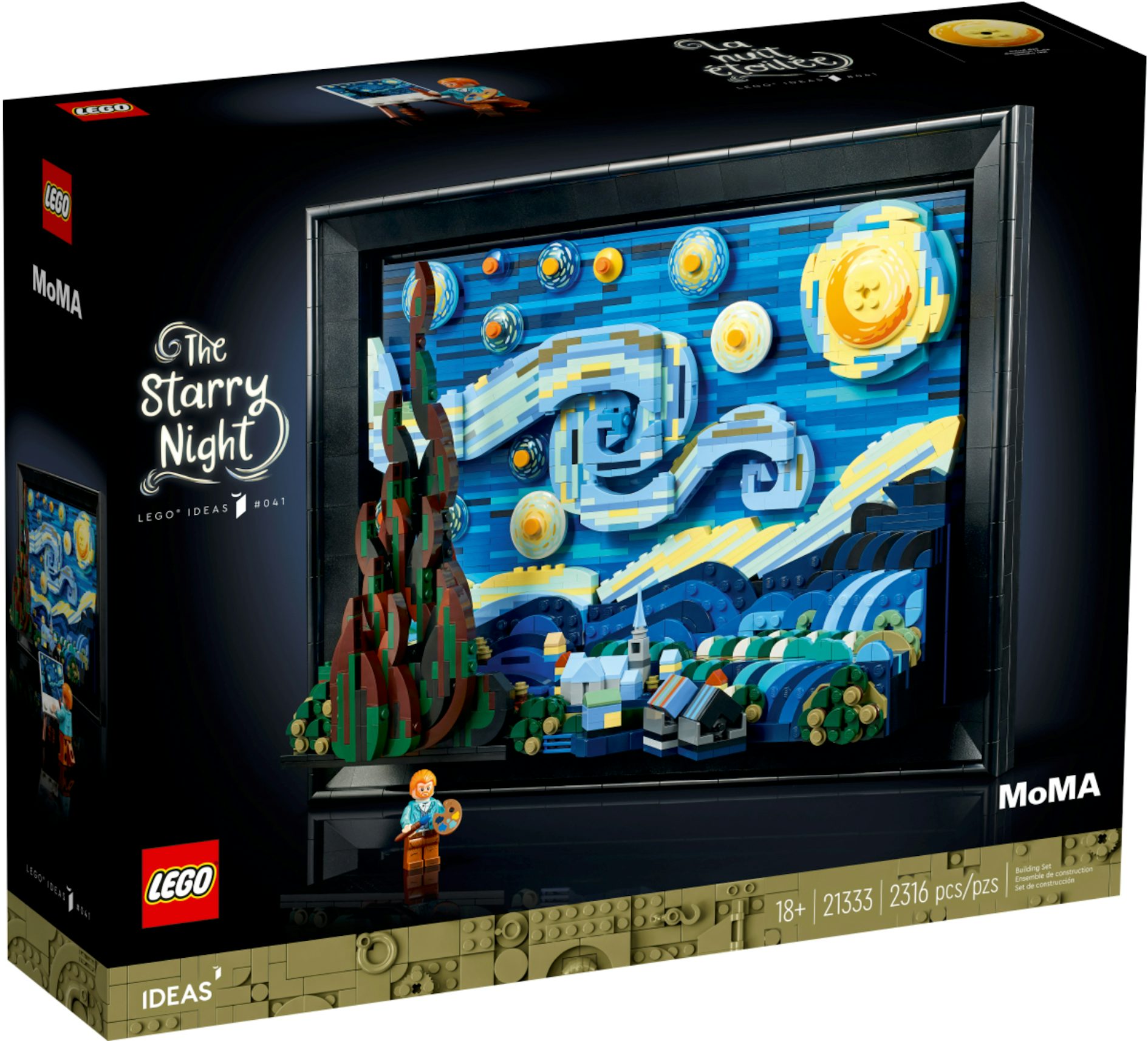 LEGO Ideas MoMA Vincent van Gogh The Starry Night Set 21333 - US