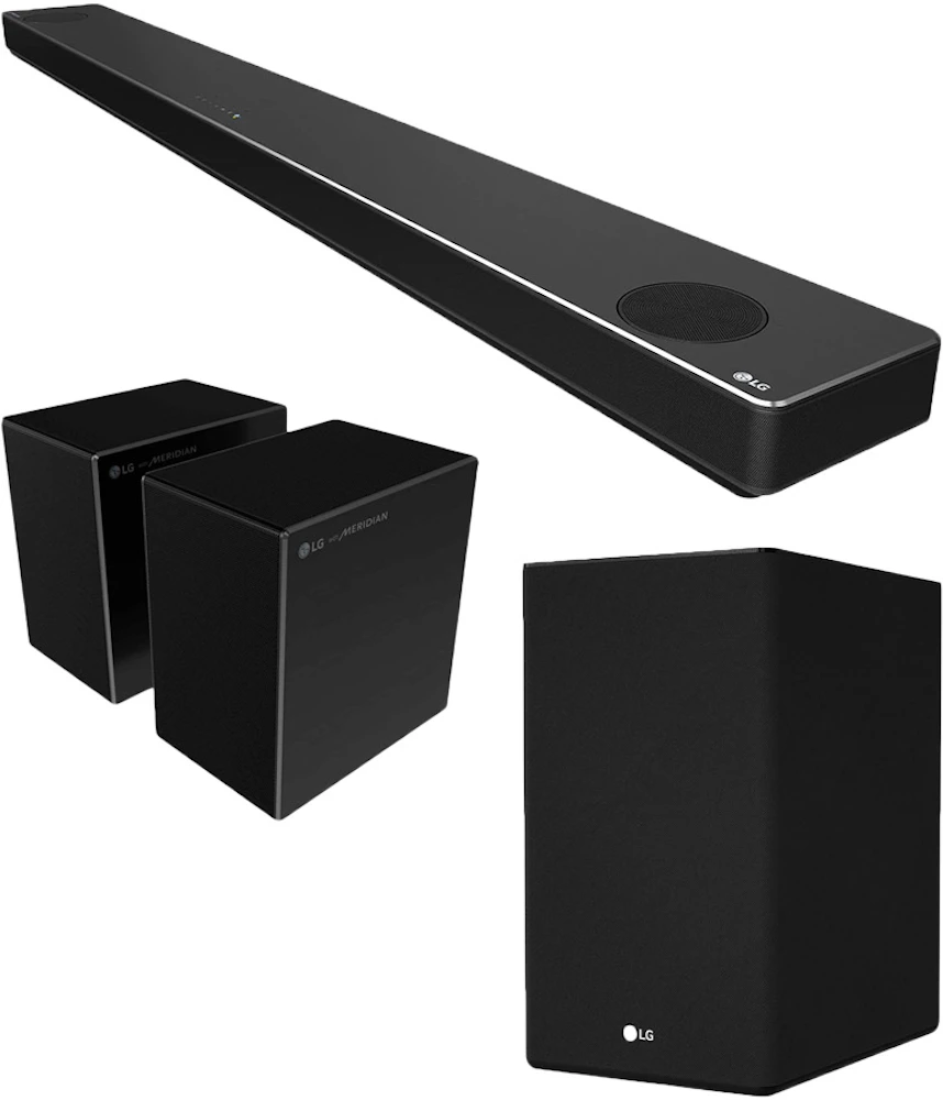 LG S80QY - 3.1.3 Channel Soundbar with Wireless Subwoofer, Dolby Atmos and  DTS:X - Black 