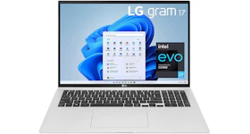 LG Gram 17" Intel i7-1195G7 16GB RAM 2TB SSD Intel Iris Xe Windows 11 17Z95P-K.AAS9U1 Silver