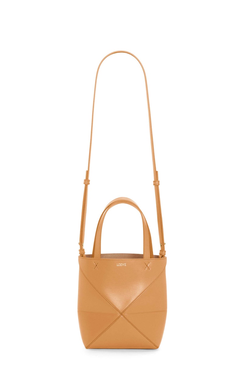 【関税込】Mini Puzzle Fold Tote in shiny calfskin Loewe Mini Puzzle Fold Tote in shiny calfskin | REVERSIBLE
