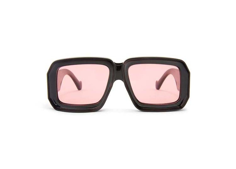 Pre-owned Loewe Women's Paulas Ibiza Dive In Mask Sunglasses In Acetate In Black (g616446x01 1670)
