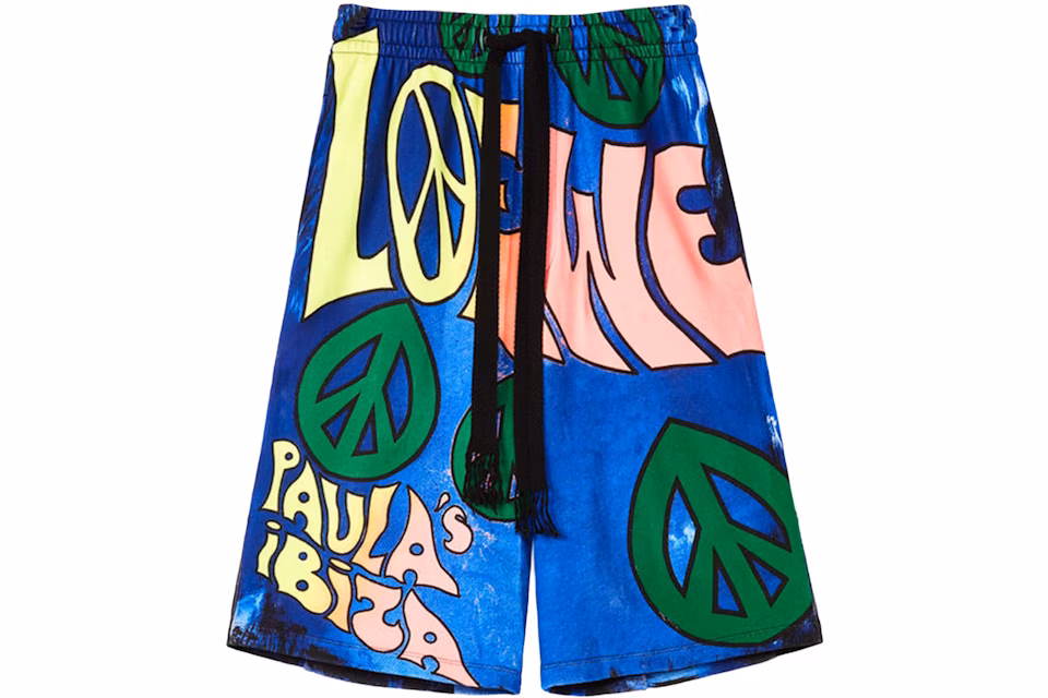 LOEWE Paula's Peace Print Shorts Blue/Multi