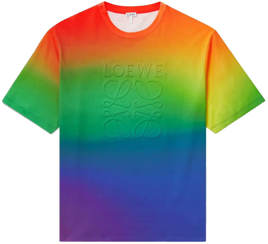 Louis Vuitton Rainbow Printed T-shirt Milky White Men's - SS23 - US