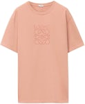 LOEWE Relaxed Fit T-shirt In Cotton Peach Bloom