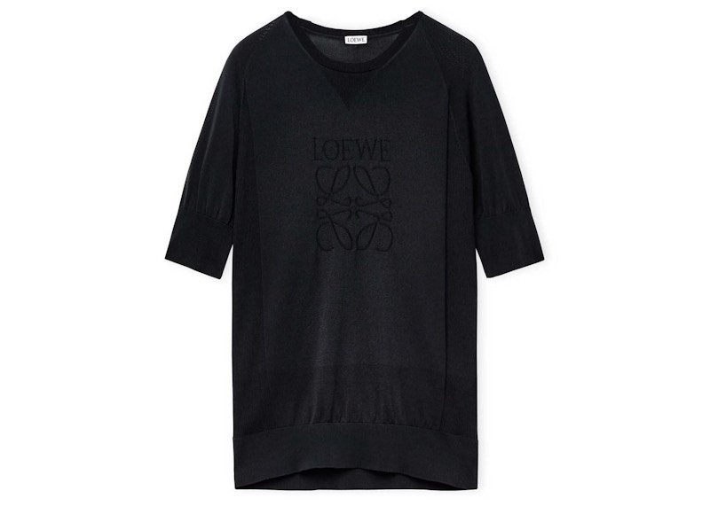 LOEWE Slim Fit Top In Technical Knit Black