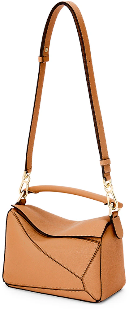 LOEWE Small Puzzle Bag In Soft Grained Calfskin Light Caramel in Soft ...