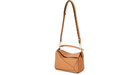 LOEWE Small Puzzle Bag In Soft Grained Calfskin Light Caramel