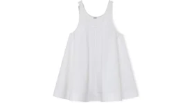 LOEWE Trapeze Dress in Cotton White