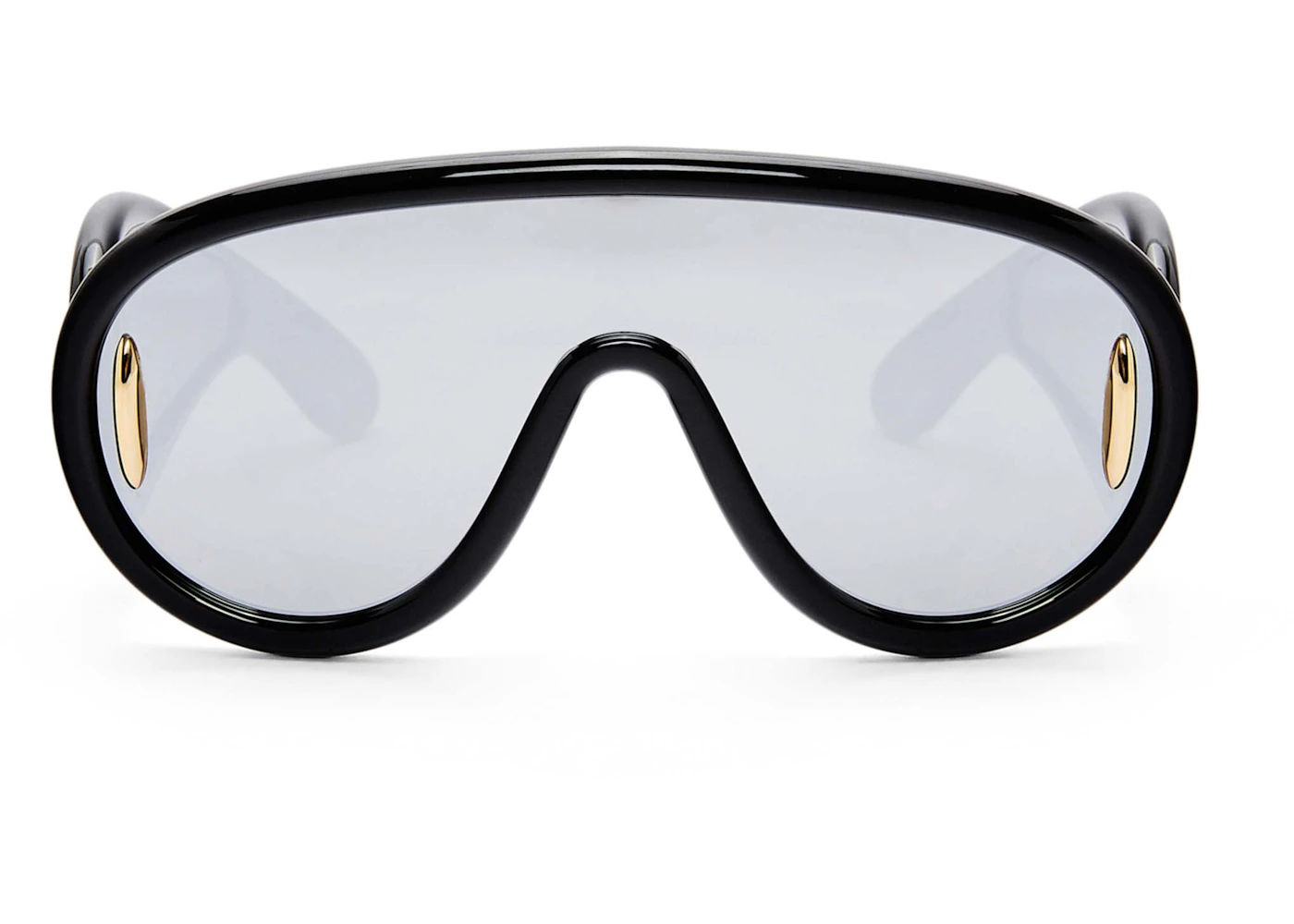 LOEWE Wave Mask Sunglasses FIT) Black in Acetate/Metal ES