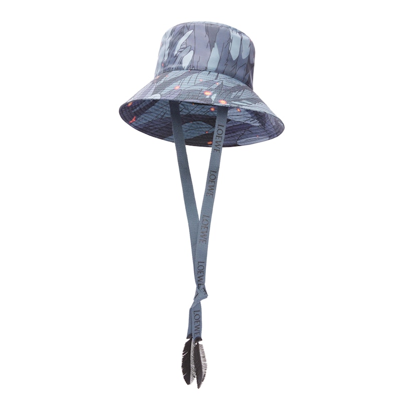 LOEWE x Howls Howl Fisherman Hat In Nylon Black in Nylon - US