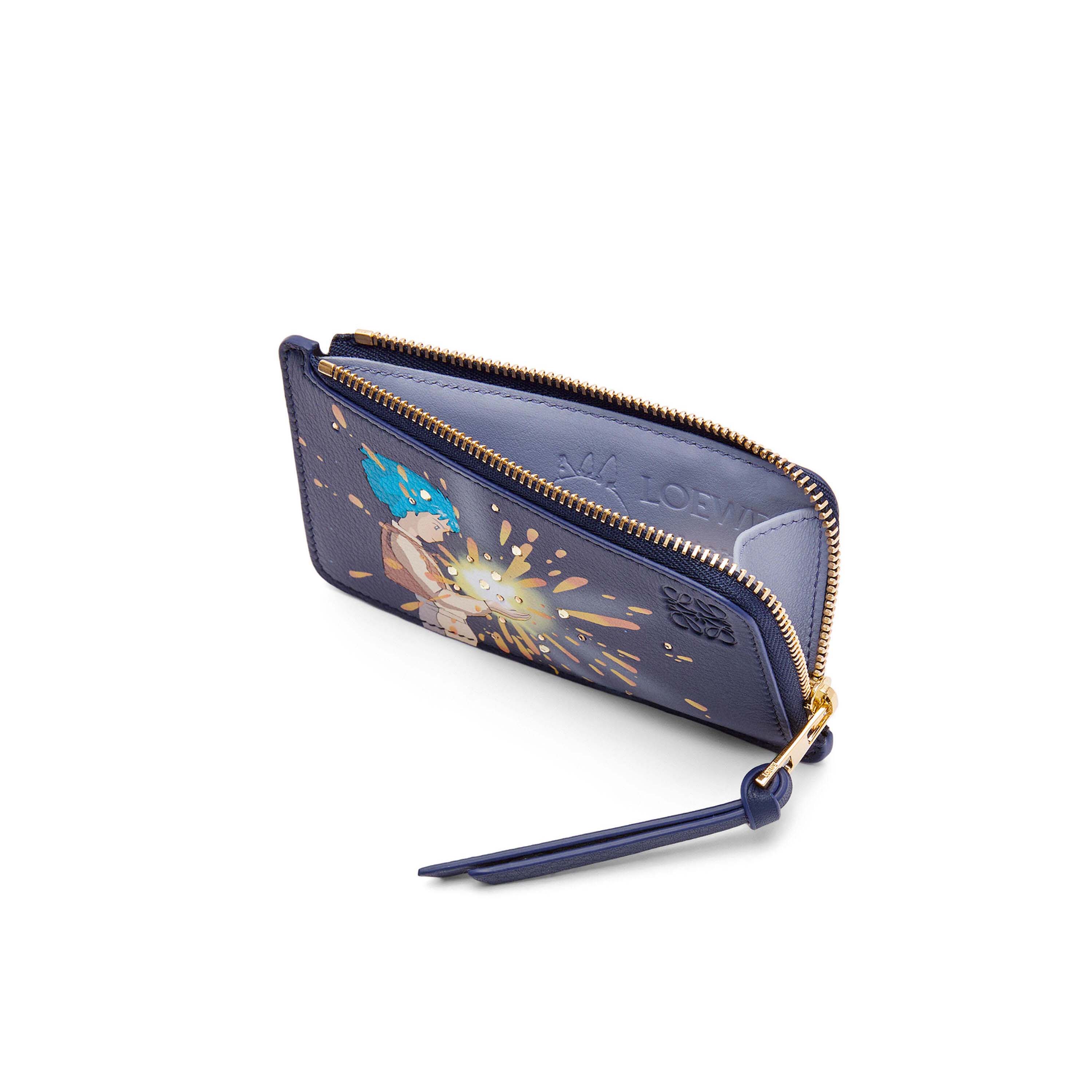 LOEWE x Howls Magical Sky Coin Cardholder In Classic Calfskin And