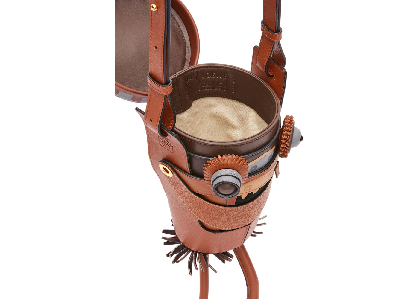 LOEWE x Howls Moving Castle Pouch In Classic Calfskin Multicolor in ...