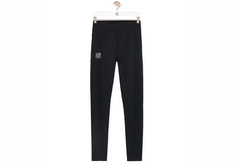 【LOEWE】 x On technical jersey tights x On technical jersey tights in black - Loewe | Mytheresa