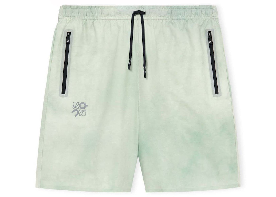 Pre-owned Loewe X On Technical Shell Shorts White/multicolor