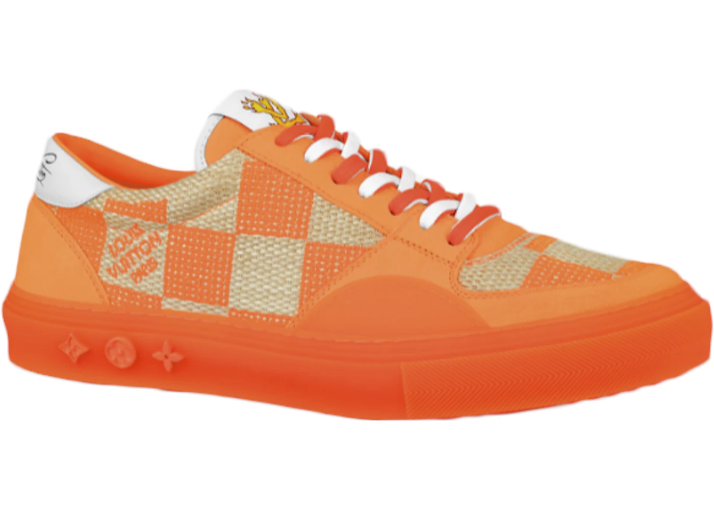LV Ollie Fluorescent Orange Damier SS21 Men s 1A8Q4S GB