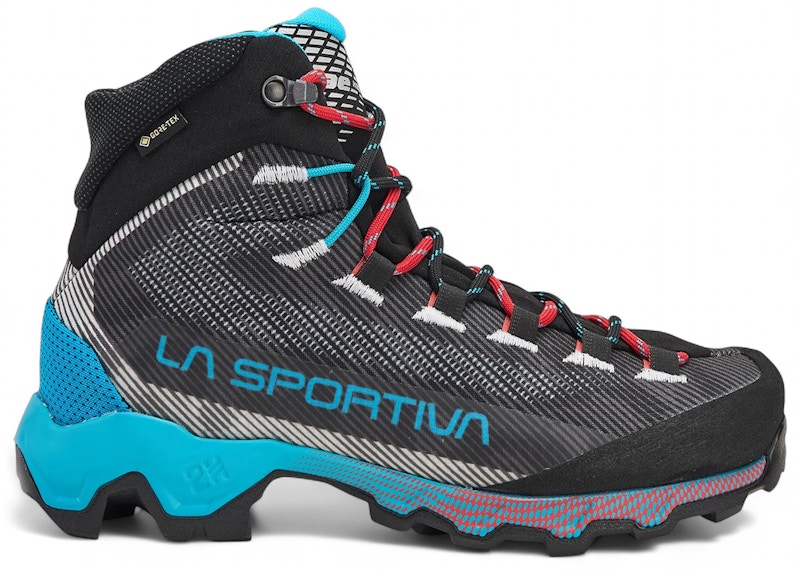 Pre-owned La Sportiva Aequilibrium Hike Goretex (women's) Sneakers In Carbon/malibu Blue