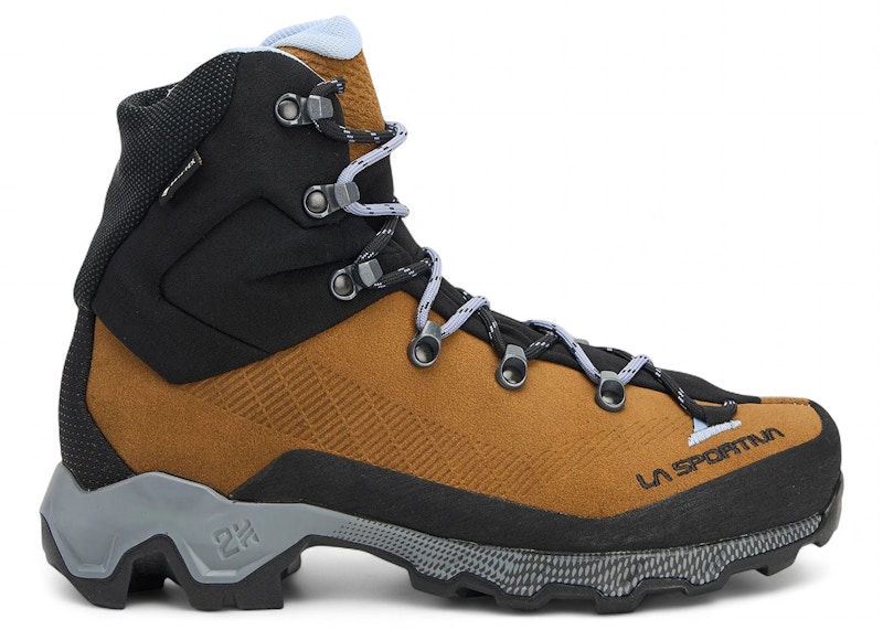 Pre-owned La Sportiva Aequilibrium Trek Goretex (women's) Sneakers In Coffee/stone Blue