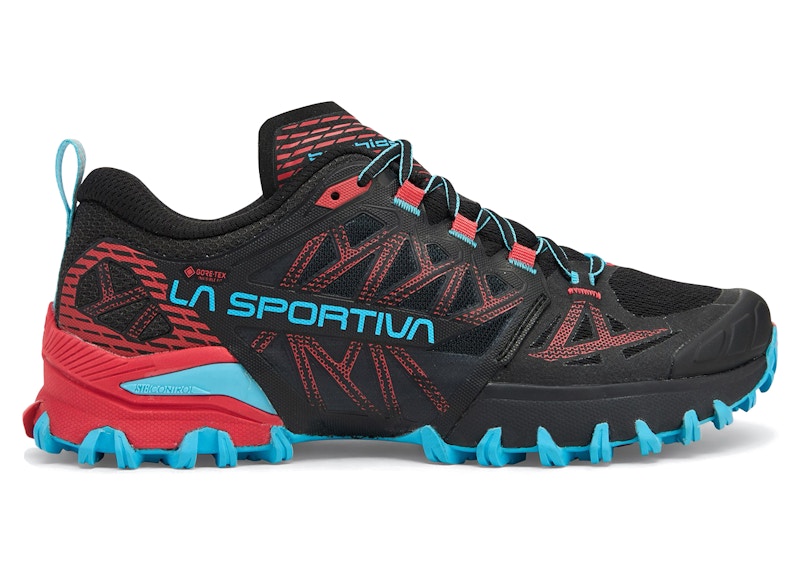 Pre-owned La Sportiva Bushido Iii Gtx (women's) Sneakers In Black/hibiscus In Multi