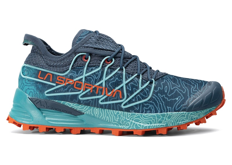 Pre-owned La Sportiva Mutant (women's) Sneakers In Storm Blue/cherry Tomato