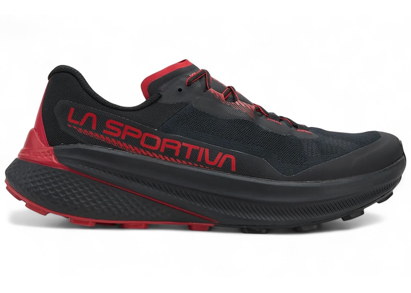 Pre-owned La Sportiva Men's  Prodigio Sneakers In Black/tango Red