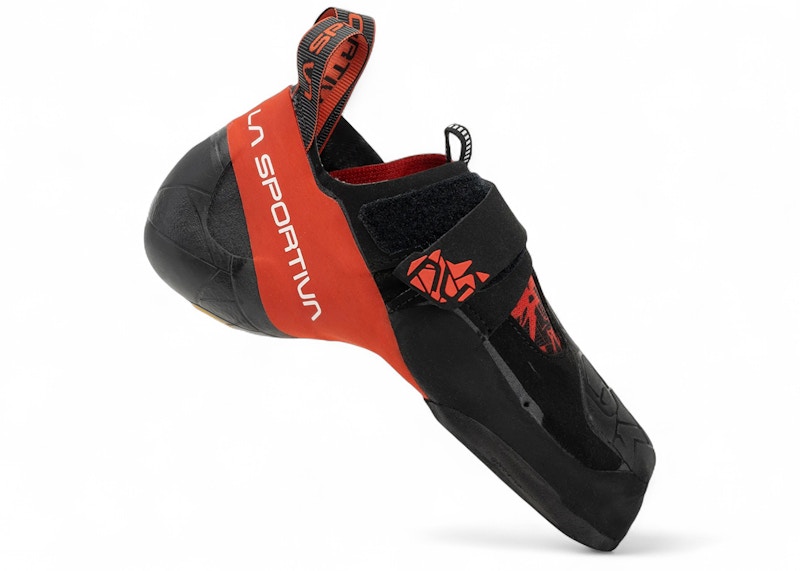Pre-owned La Sportiva Men's Skwama Sneakers In Black/poppy In Multi