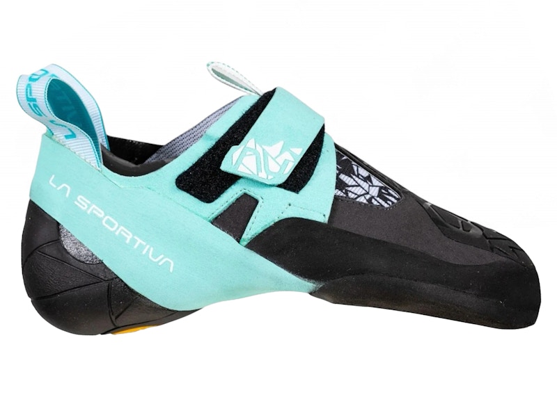Pre-owned La Sportiva Skwama Vegan (women's) Sneakers In Carbon/turquoise